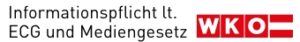 Informationspflicht laut ECG und Mediengesetz (Grafik)