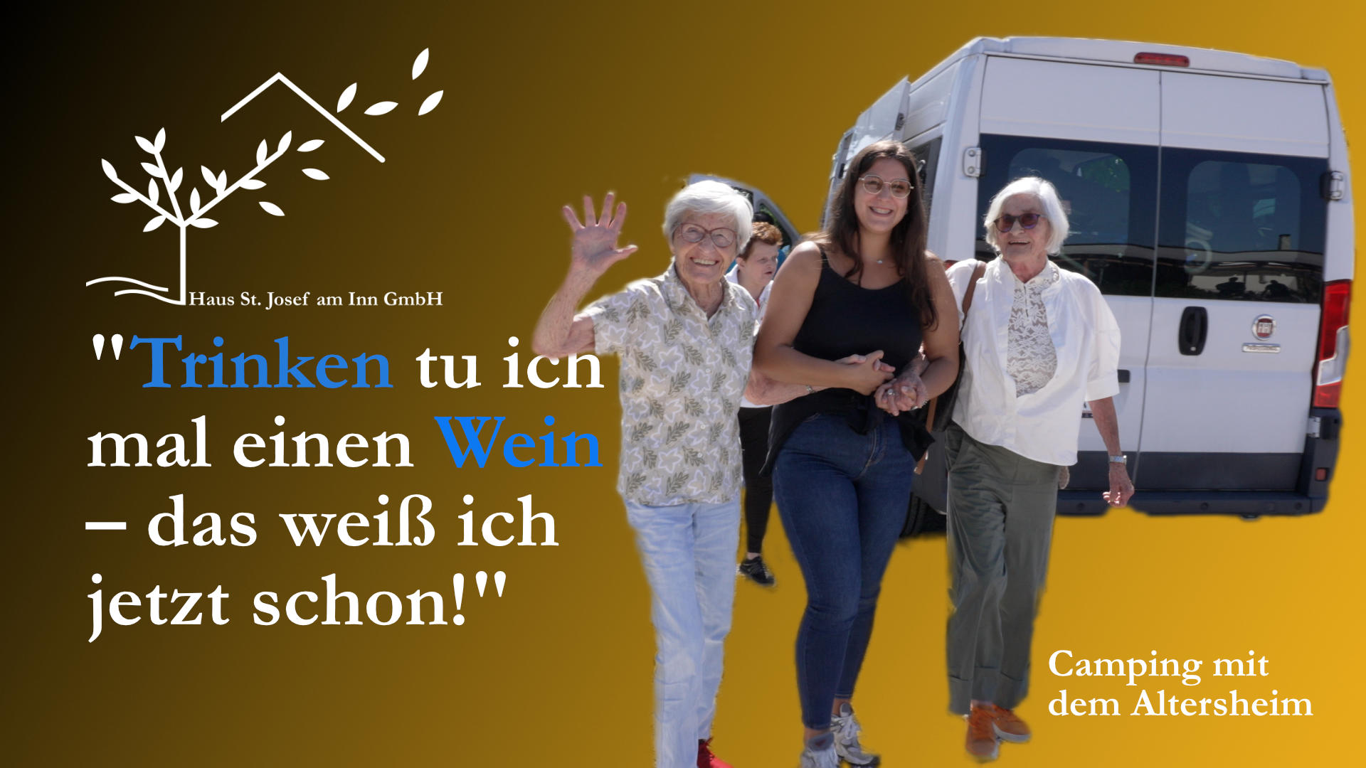 Employer-Branding-Film "Camping mit dem Altersheim" (23-teilige Serie) | Erstes Mittagessen