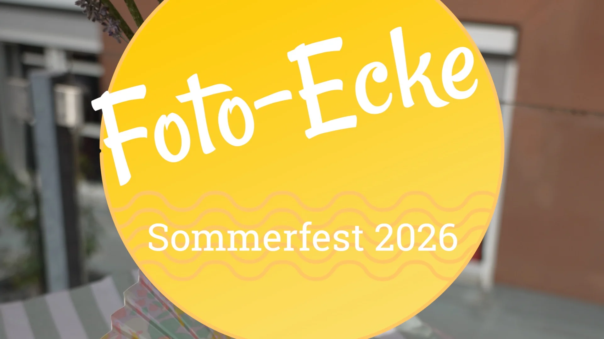 Sommerfest-Fotobox